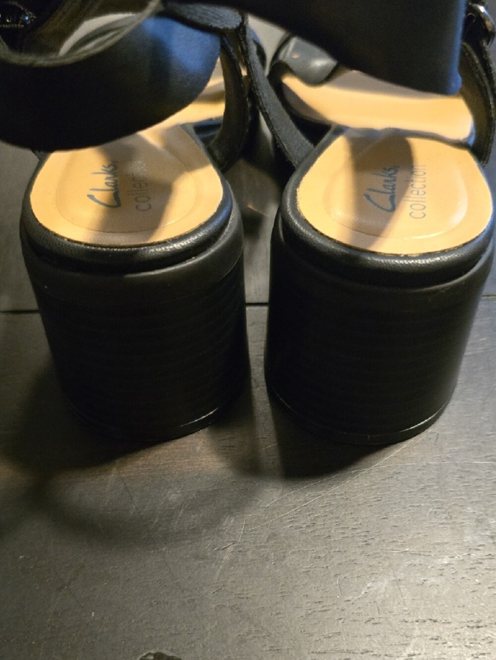 NWOB Leather Strappy Block Heel Sandals Jaylan Sol - Picture 3 of 7